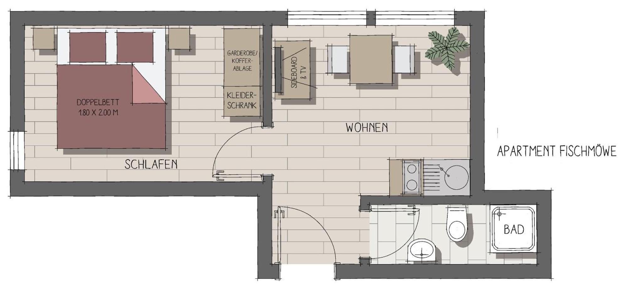 Apartmenthaus Moewenschrei 因塞尔波埃尔 外观 照片